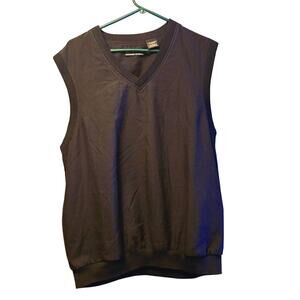 Silver Fox black microfiber vest size large